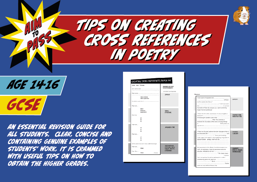 Tips On Creating Cross References In Poetry For GCSE English (14-16 years) - Teacher Notes