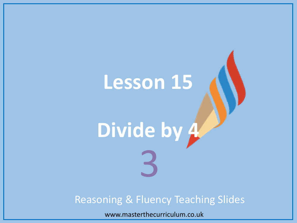 Multiplication and division - Divide by 4 - Presentation