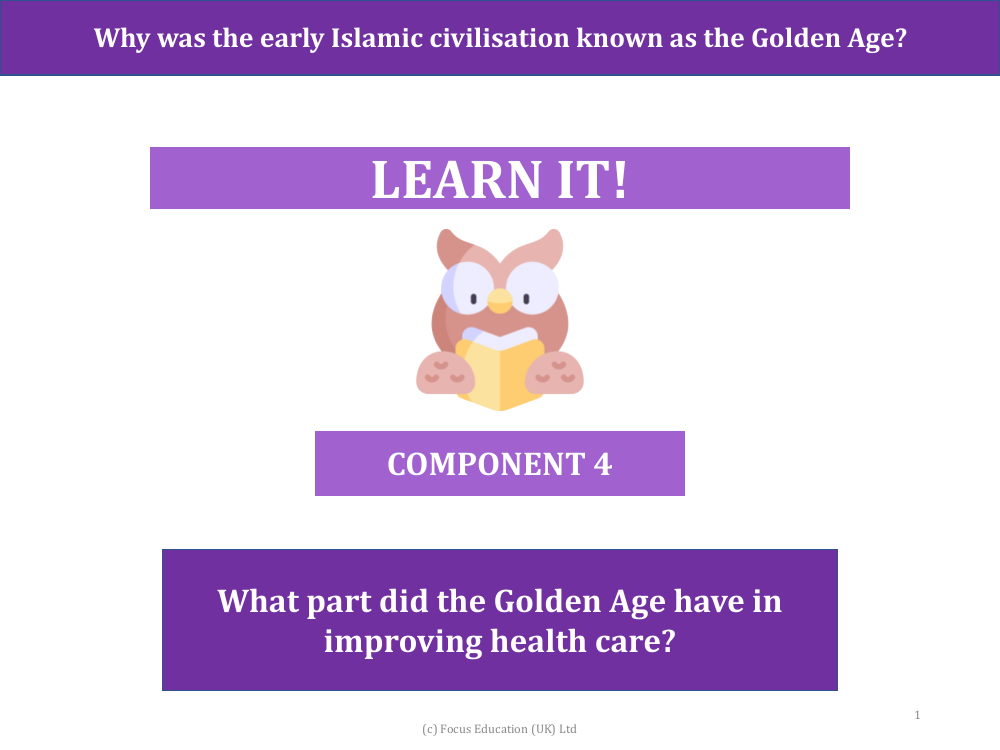 What part did the Golden Age had in improving Health Care? - Presentation