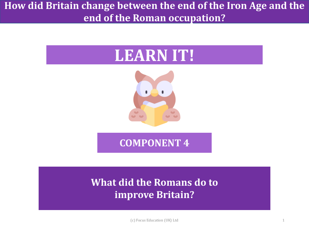 What did the Romans do to improve Britain? - Presentation