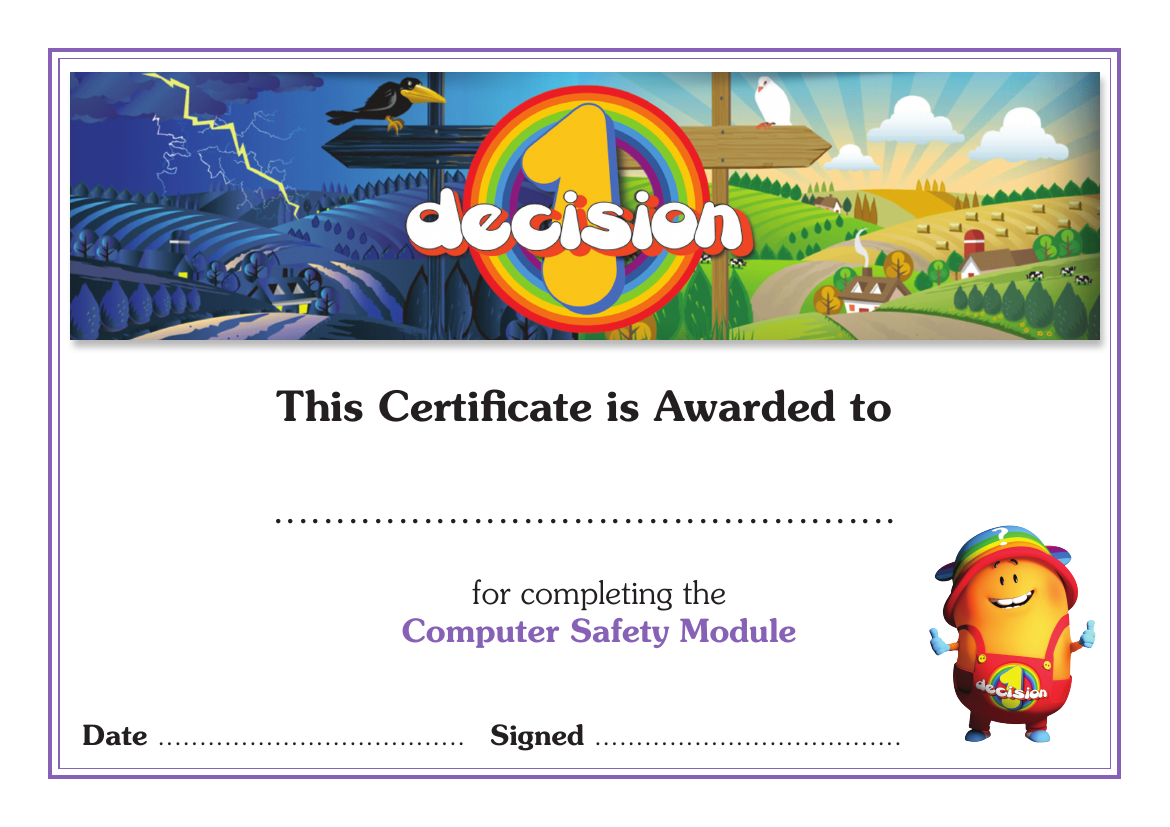 Computer Safety - Certificate