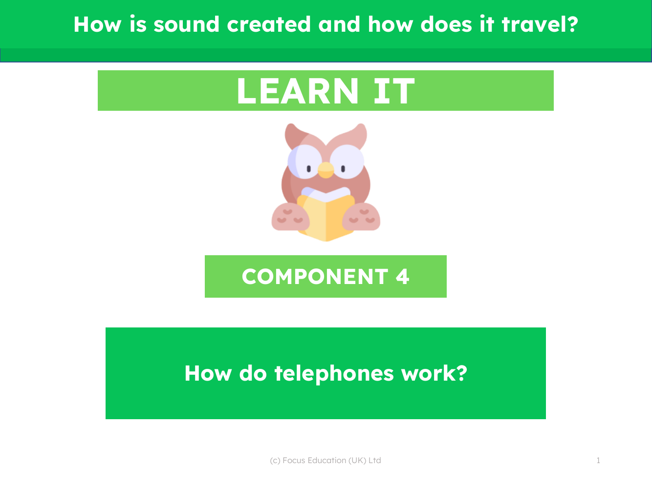 How do telephones work? - Presentation