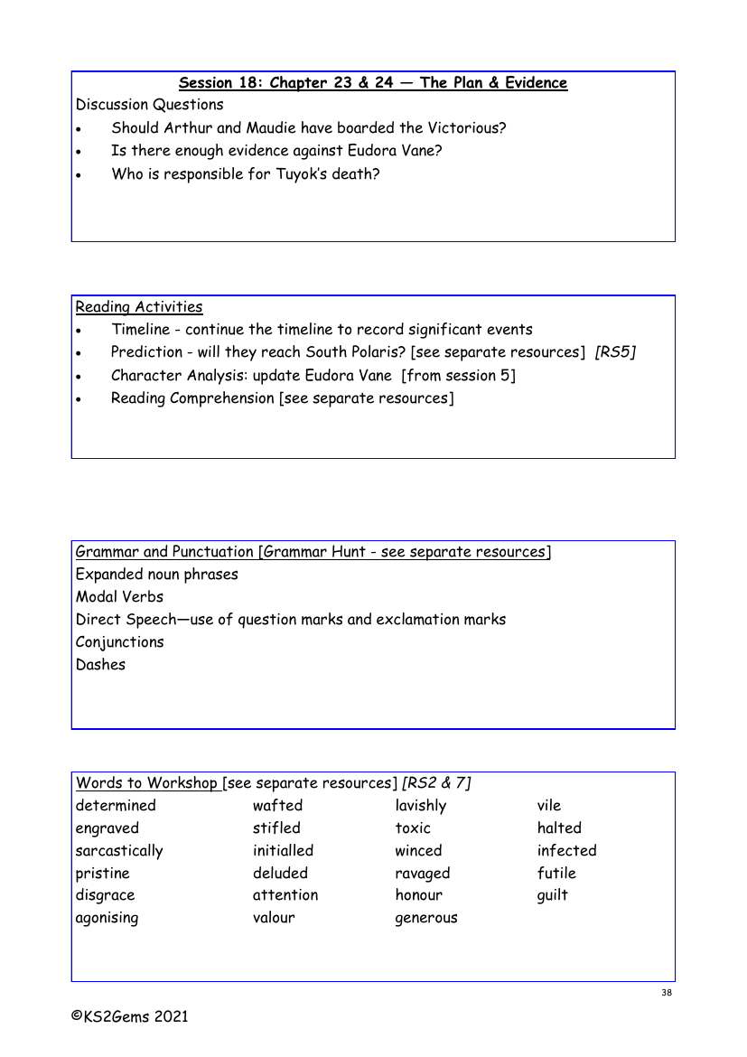 Brightstorm - Session 18 - Chapter 23 & 24 - Worksheet