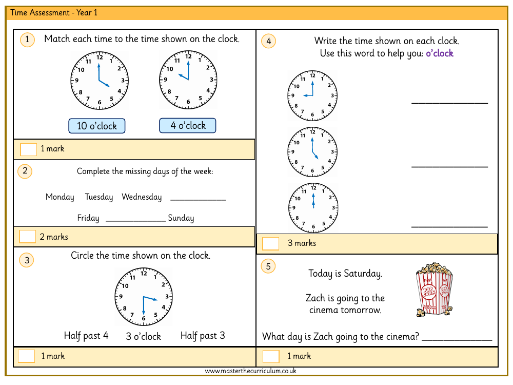 Time - Assessment