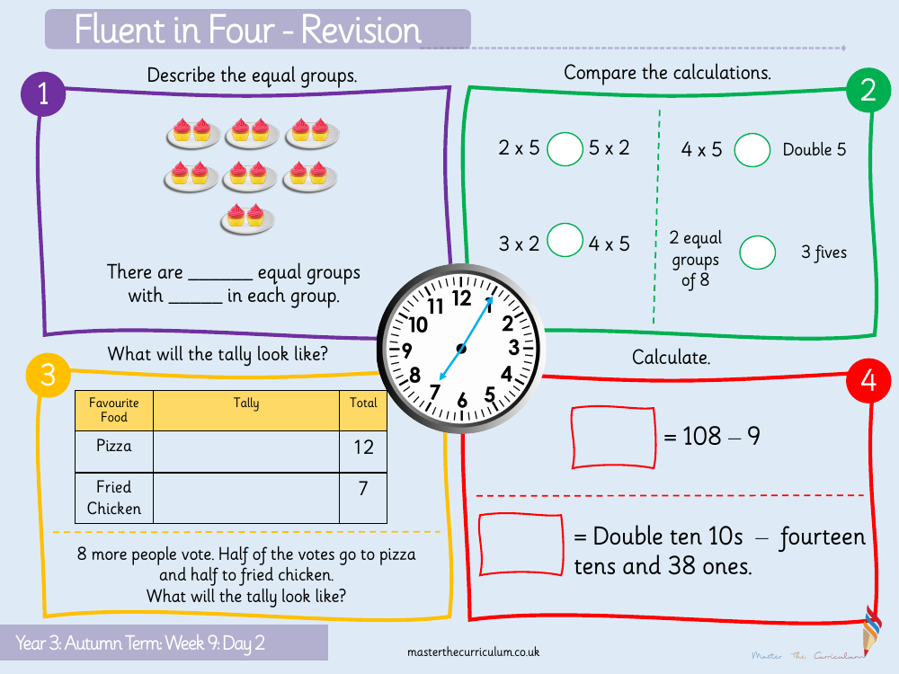 Multiplication and division - The Multiplication Symbol - Starter