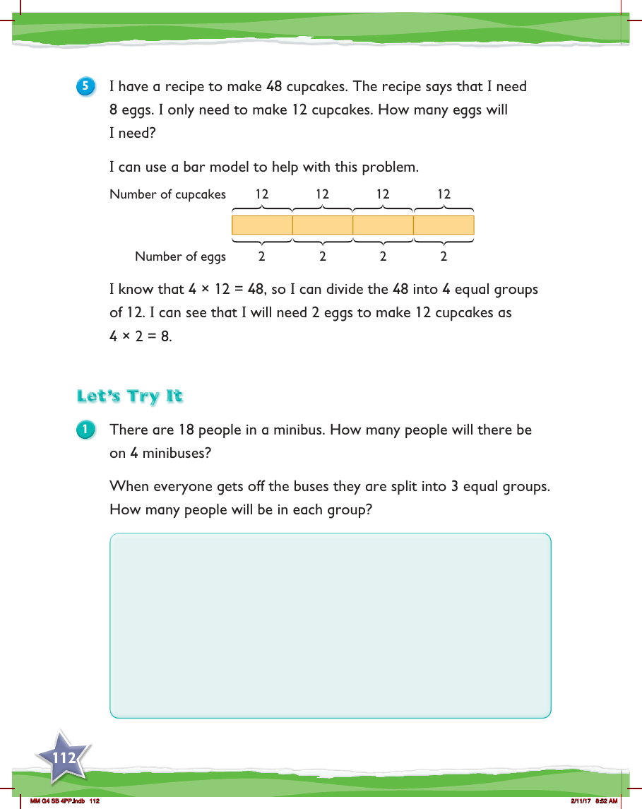 Max Maths, Year 4, Try it, Word problems (1)