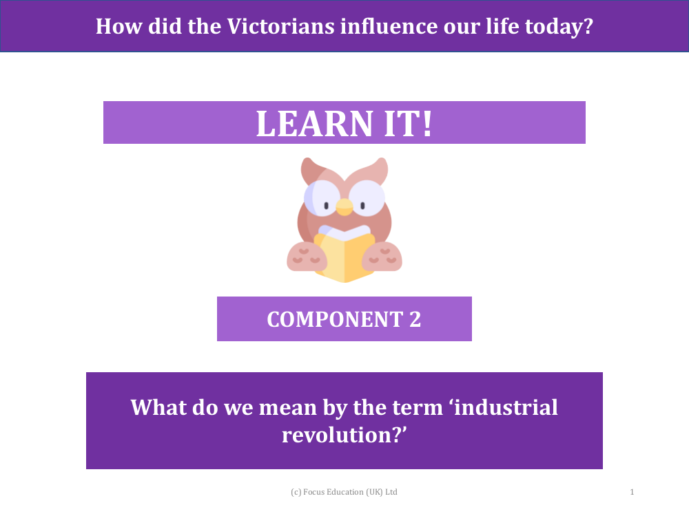 What do we mean by the term 'industrial revolution'? - Presentation