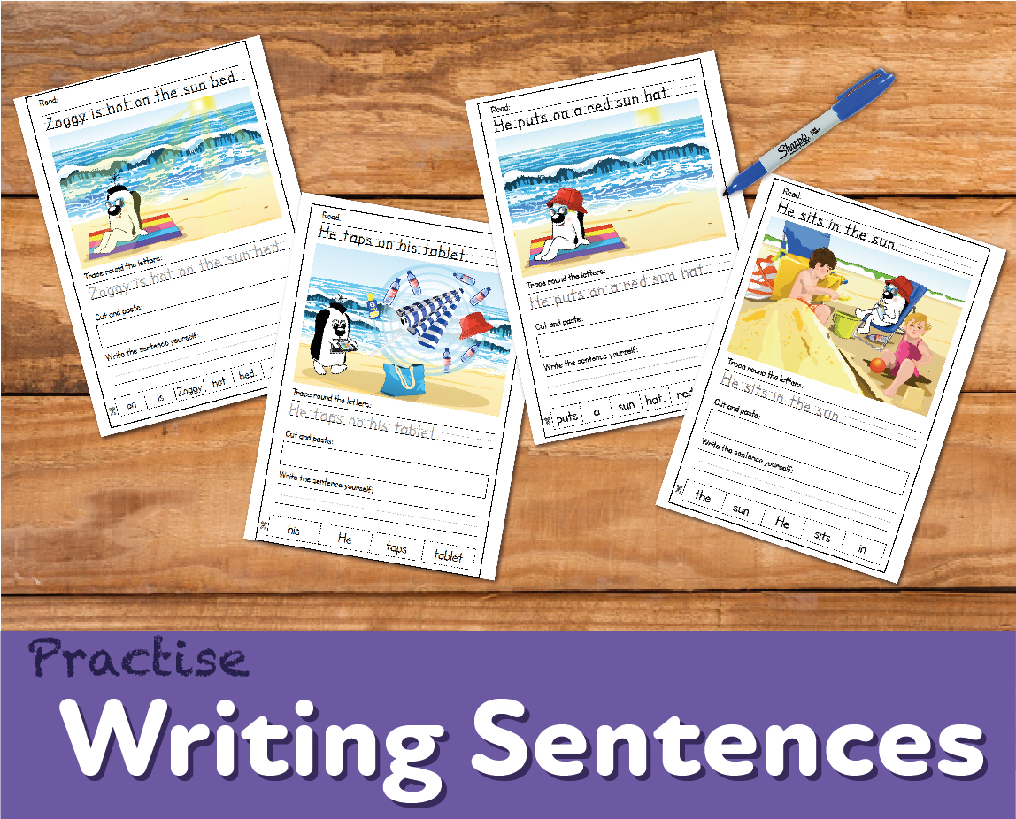 Practice Writing Sentences ‘Zoggy In The Sun’ - Teacher Notes