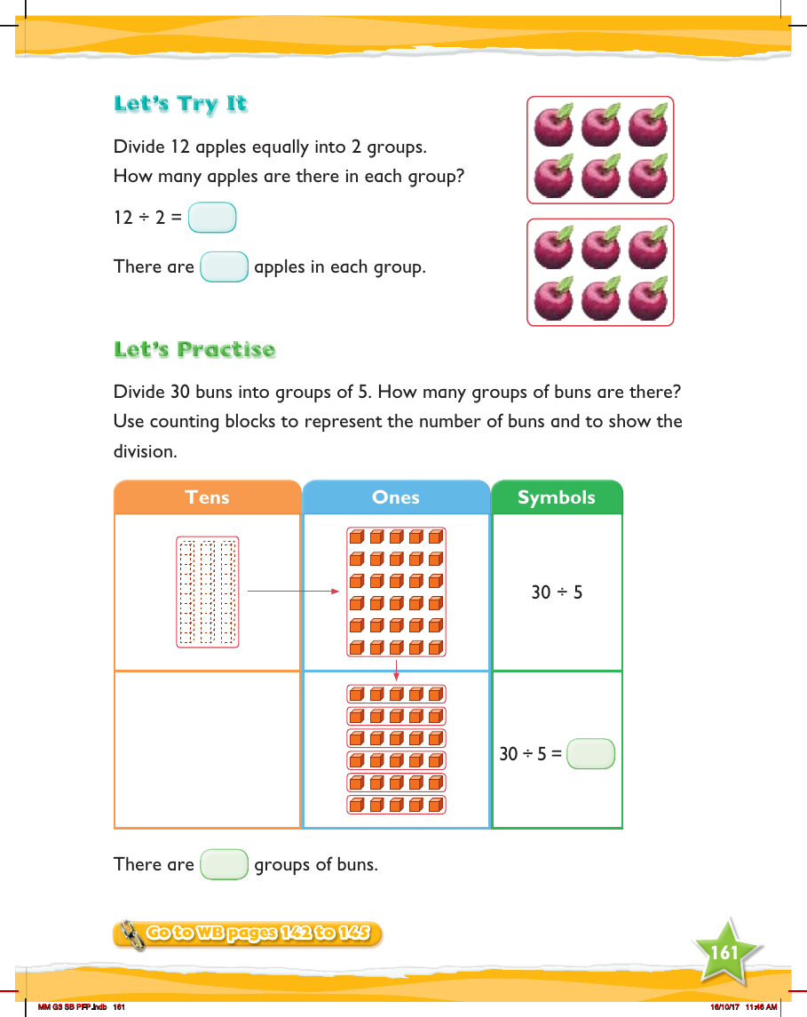 Max Maths, Year 3, Practice, Division without remainder