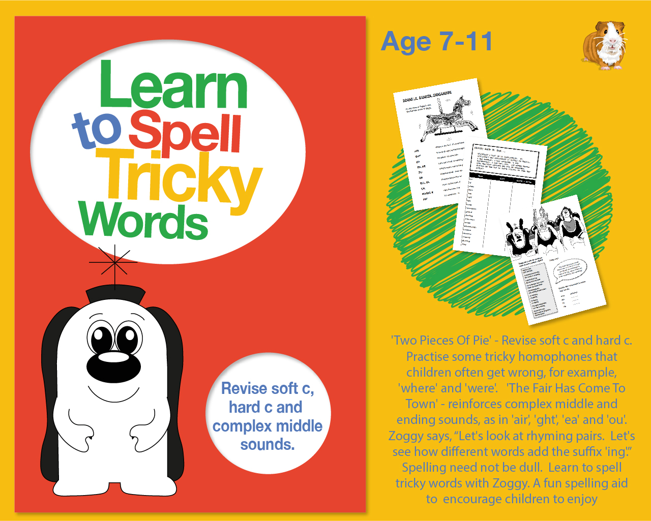 Learn To Spell Words With Tricky Sounds ‘ght’, ‘air’, Soft 'c' And Hard 'c (7-11 years) - Teacher Notes