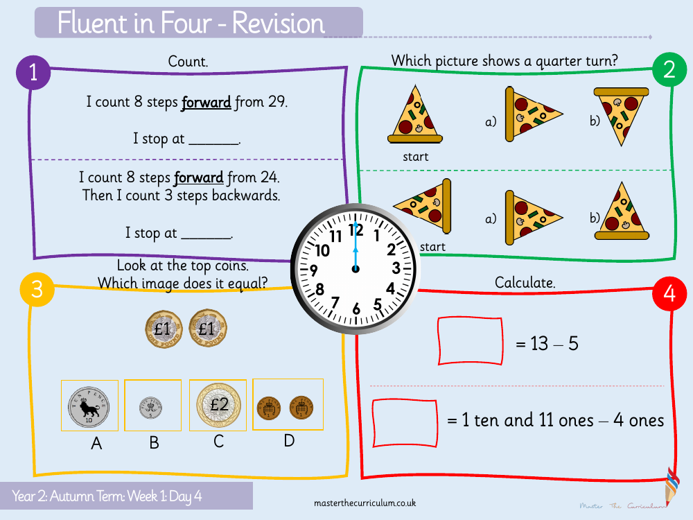 Place value - Tens and ones within 50 - Starter