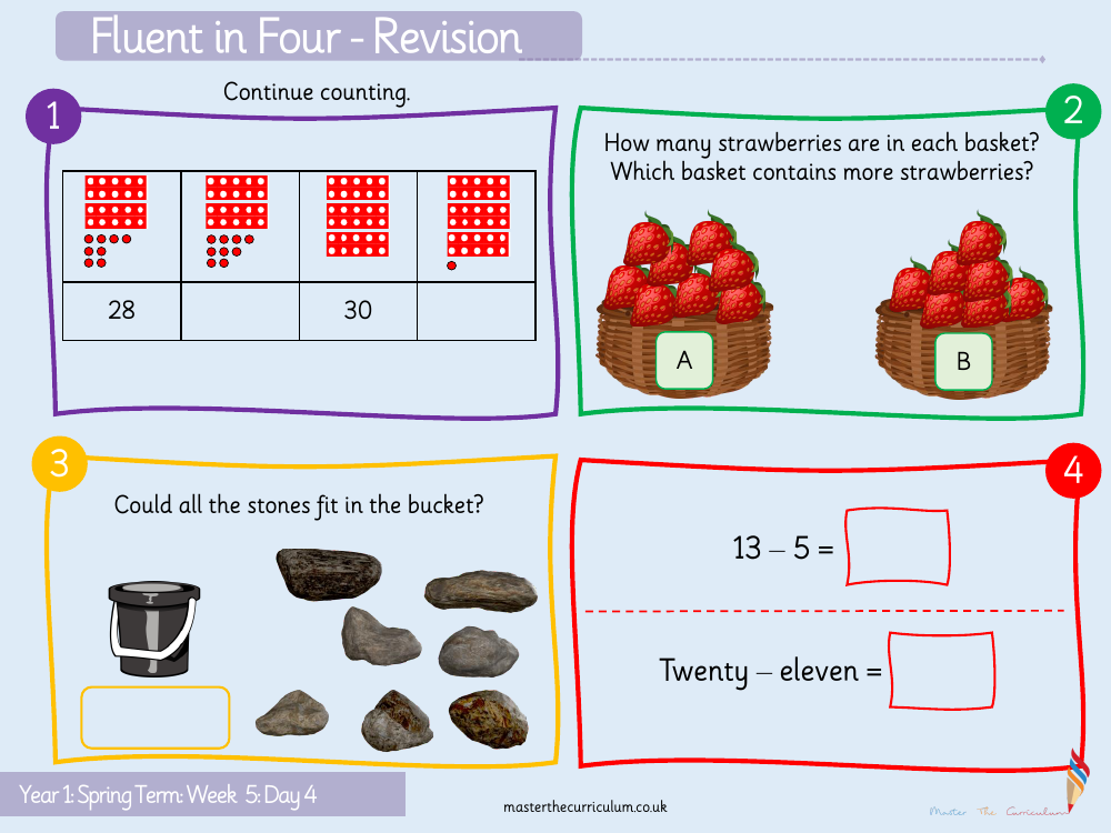 Place Value within 50 - Tens and ones - Starter