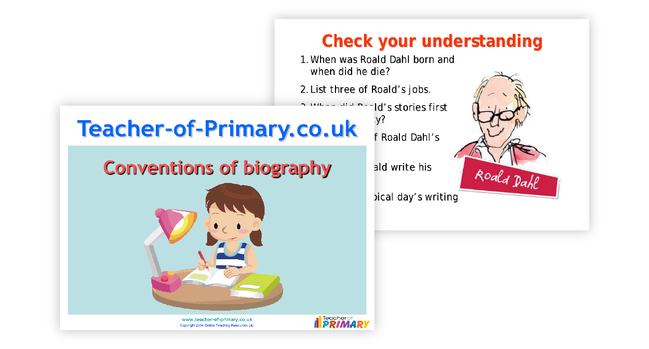 Biography and Autobiography - Lesson 2 - Conventions of Biography