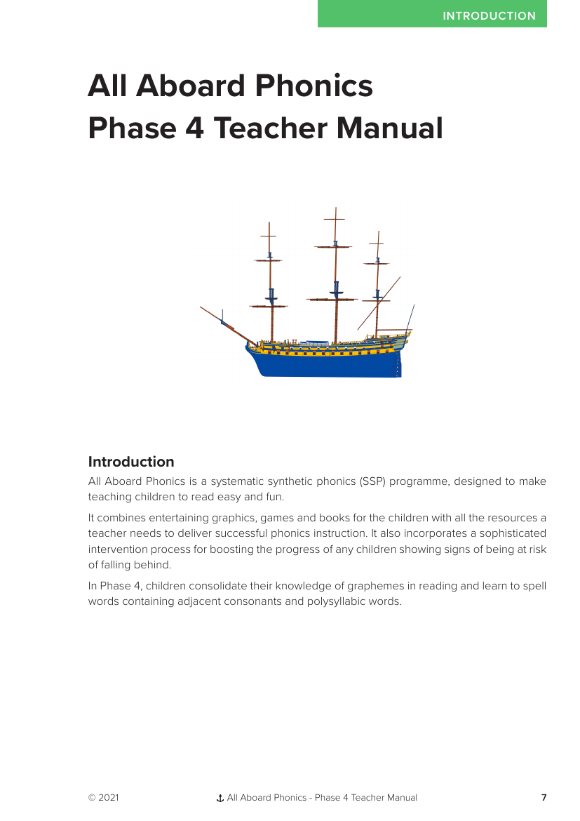 All Aboard Phonics Phase 4 overview - Resource