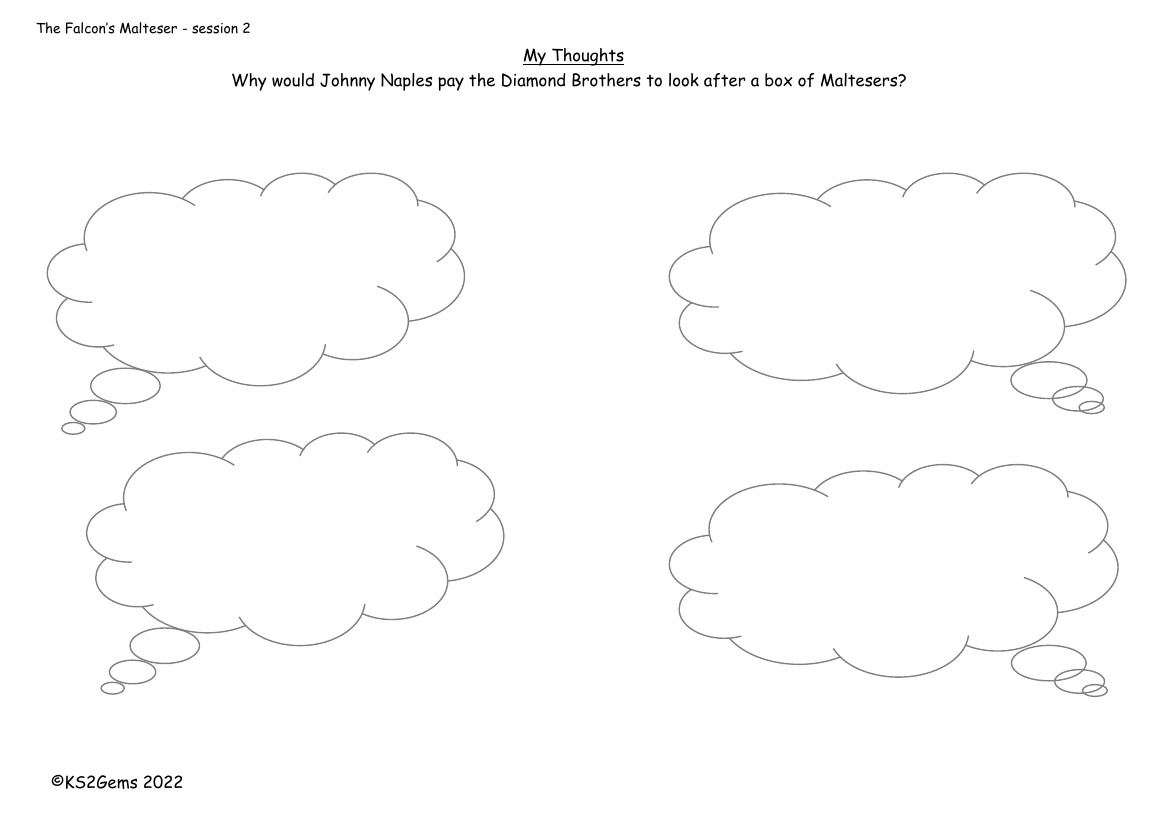 The Falcon's Malteser - Session 2 - My Thoughts