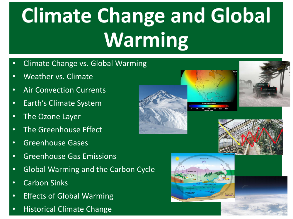 Climate Change - Student Presentation