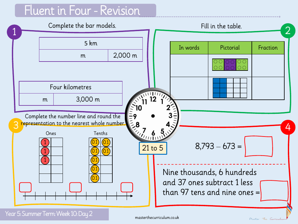 Converting Units - Kilograms and Kilometres - Starter