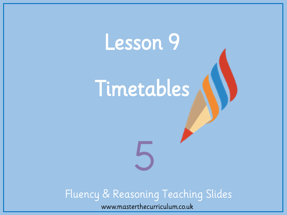 Statistics - Timetables - Presentation