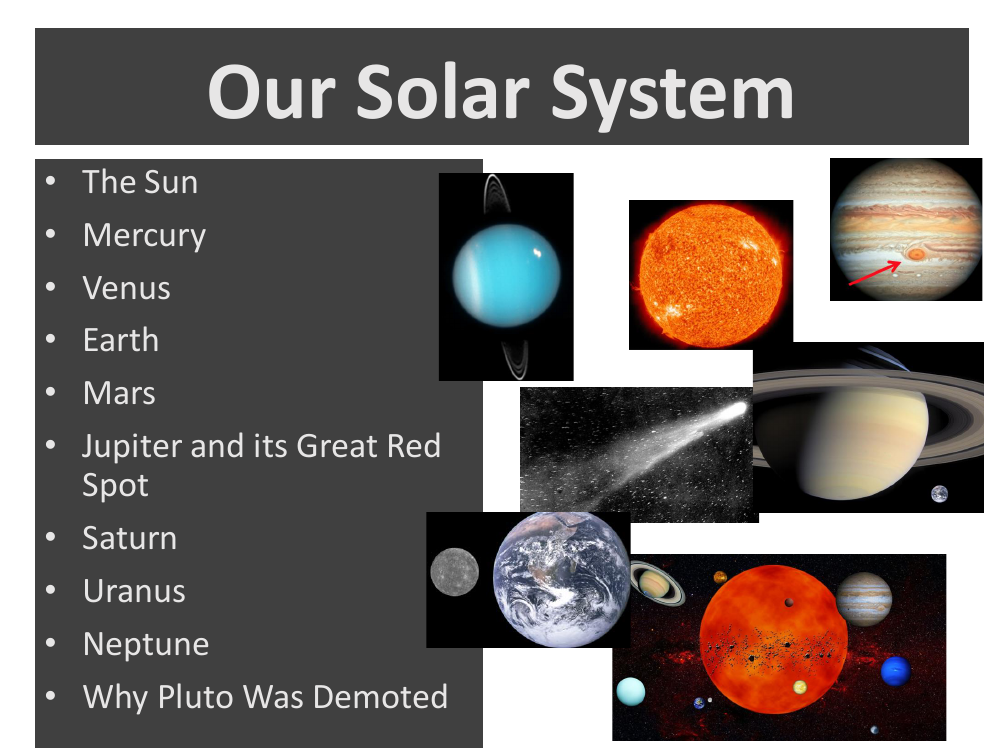 Our Solar System - Student Presentation