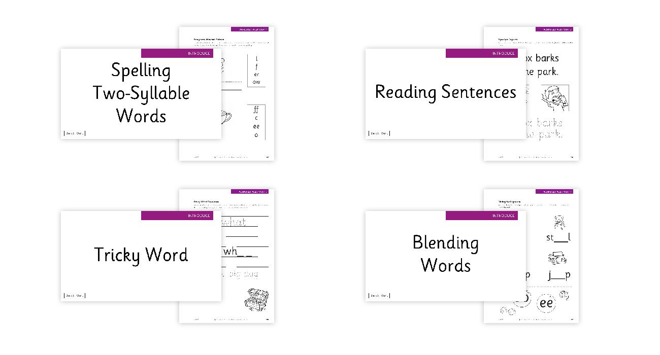 Revising blending words - Phonics Phase 3 - Week 10