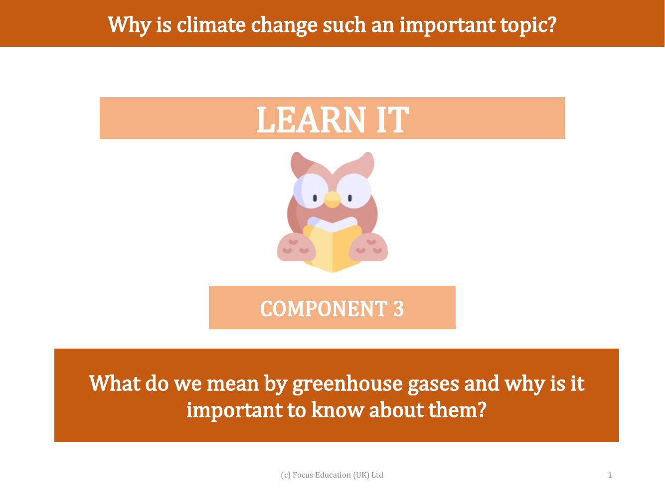 What do we mean by greenhouse gases and why is it important to know about them? - presentation