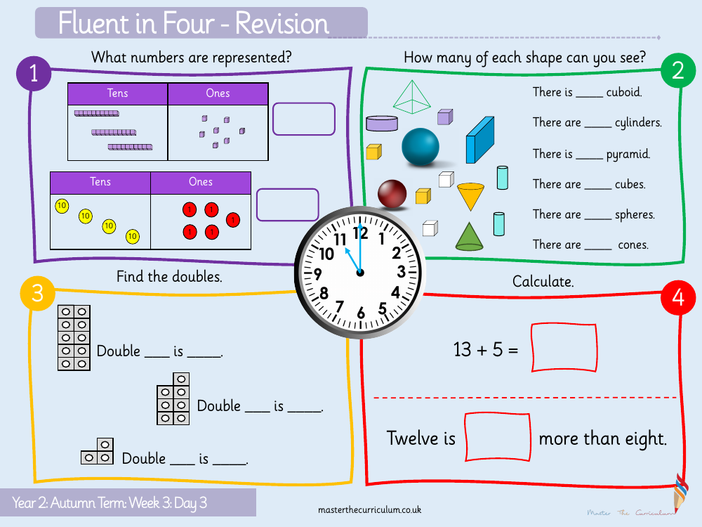 Place value - Comparing objects - Starter