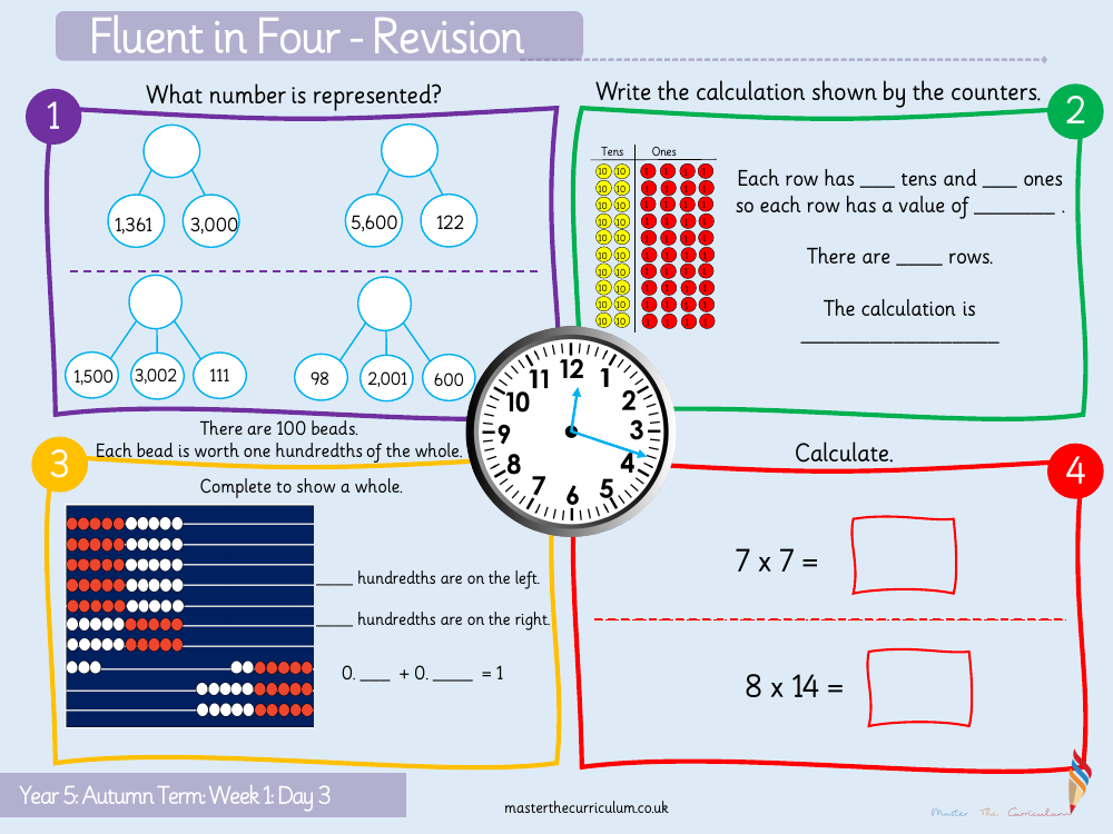 Place value - Rounding to the nearest 10 - Starter