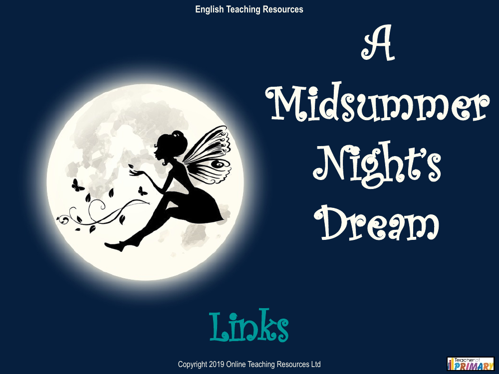 A Midsummer Nights Dream Links