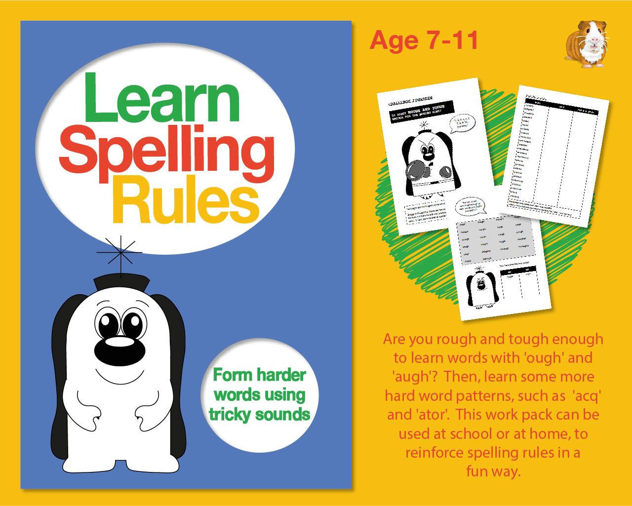 Learn Spelling Rules: Forming Harder Words Using Tricky Sounds (7-11 years) - Teacher Notes