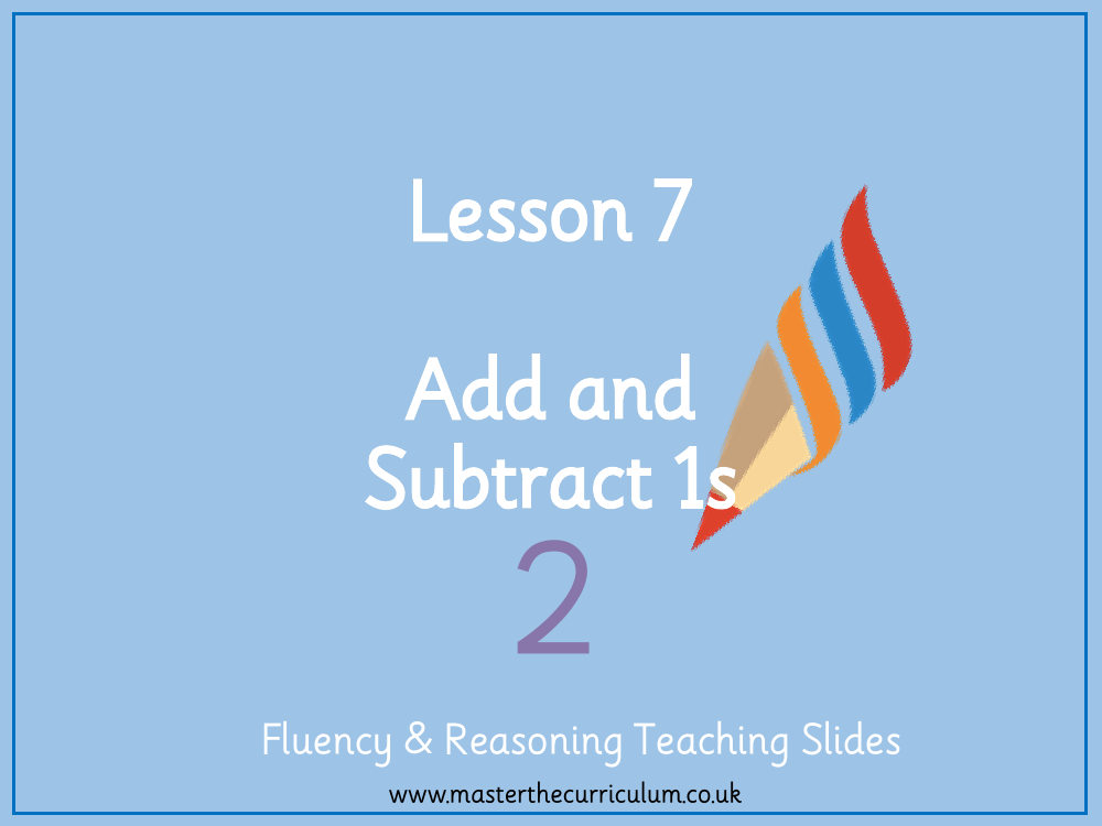 Addition and subtraction - Add and subtract 1s - Presentation