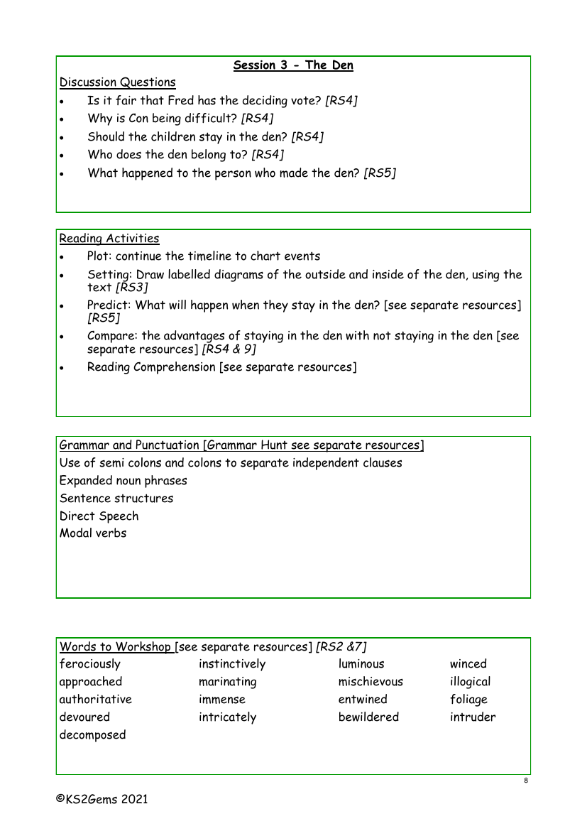 The Explorer - Session 3 - Worksheet