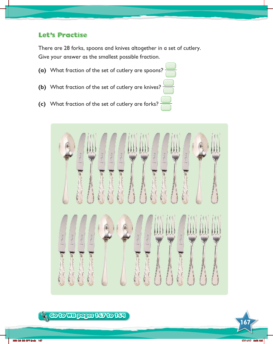 Max Maths, Year 6, Practice, Fractions in their simplest form