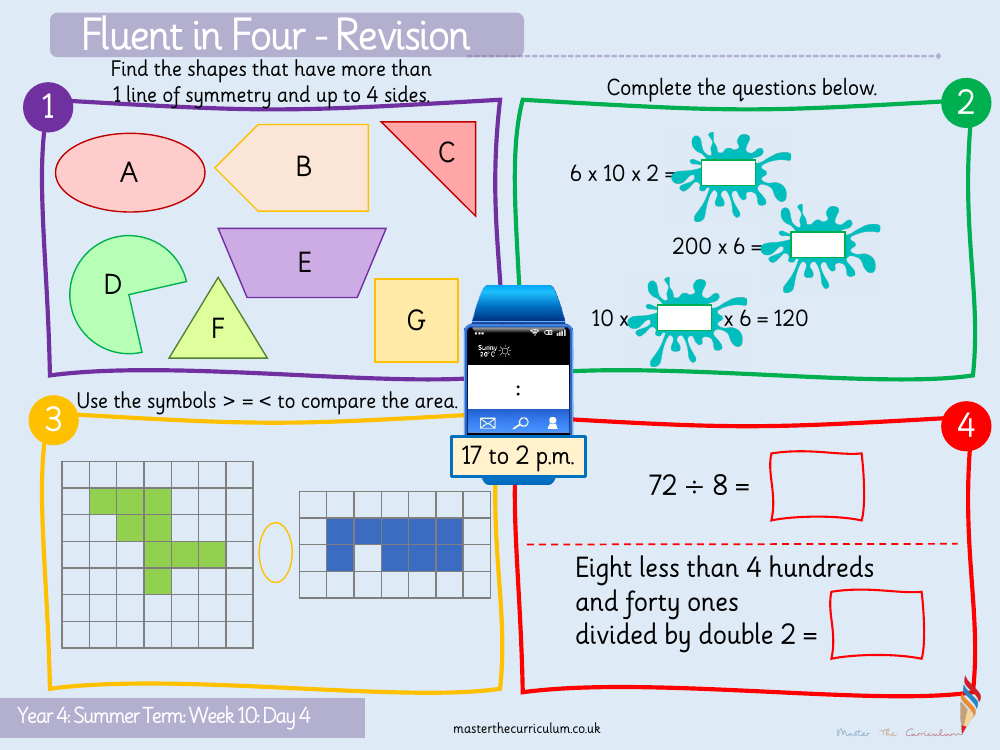 Properties of Shape - Symmetric Figures - Starter