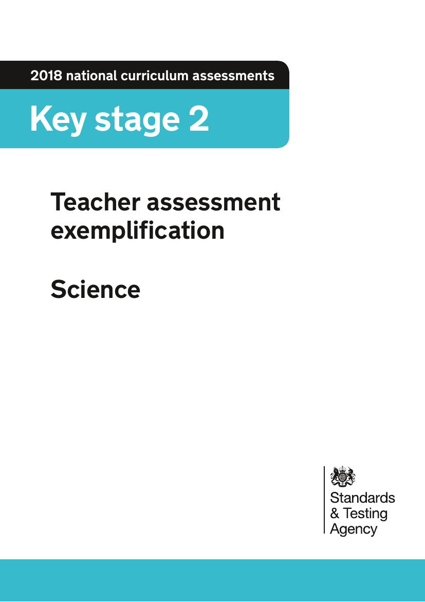 KS2 Teacher Assessment Exemplification