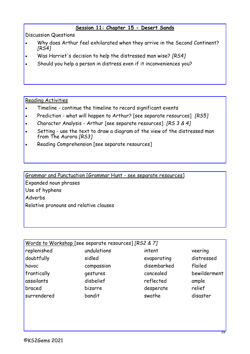 Brightstorm - Session 11 - Chapter 15 - Worksheet