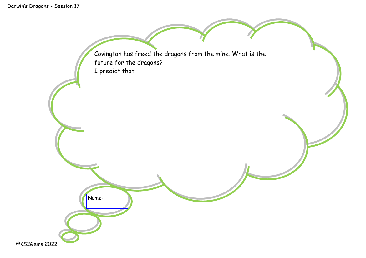 Darwin's Dragons - Session 17 - Predictions