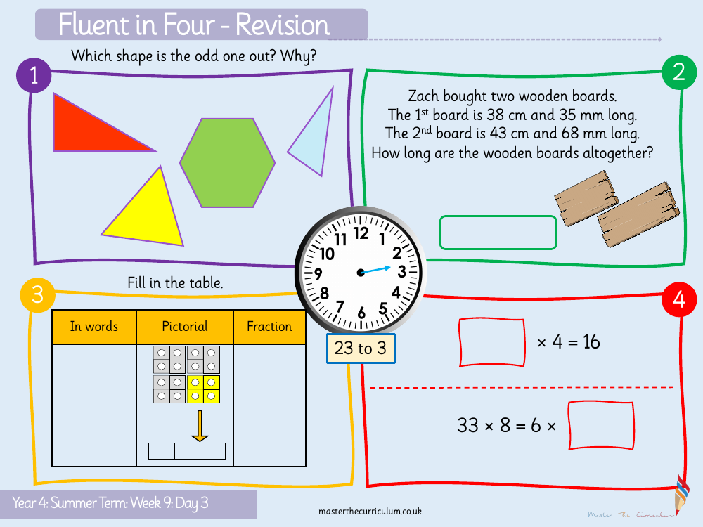 Properties of Shape - Triangles - Starter