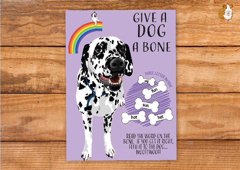 Give A Dog A Word Bone Game - Teacher Notes