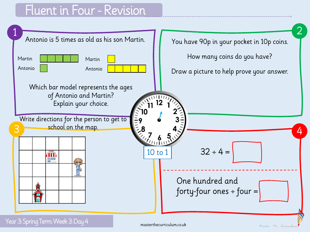 Multiplication and division - How many ways? - Starter