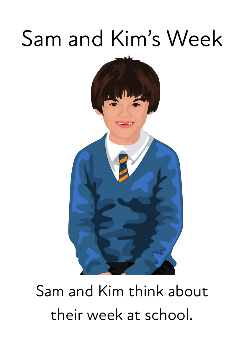 Close Reading Comprehension 'Sam And Kim’s Week’ (4-8 years) - Activity Pack