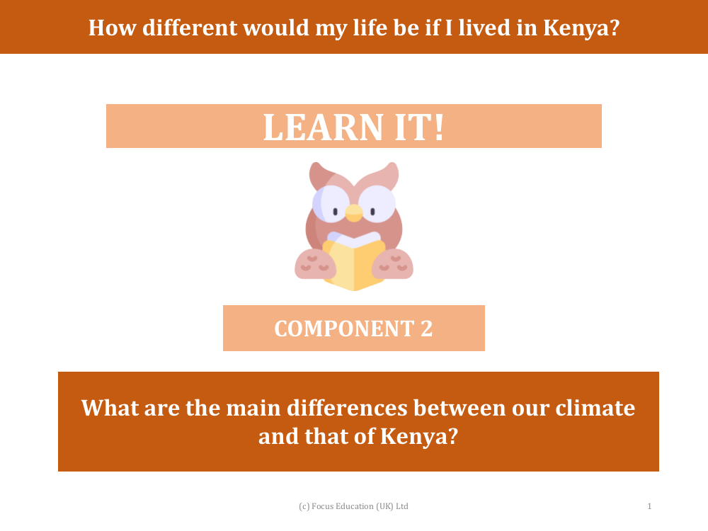 What are the main differences between our climate and that of Kenya? - Presentation