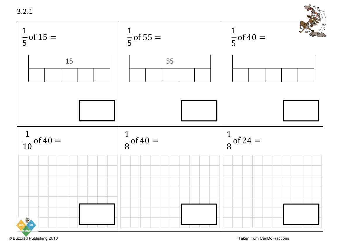 Find unit fractions of an amount