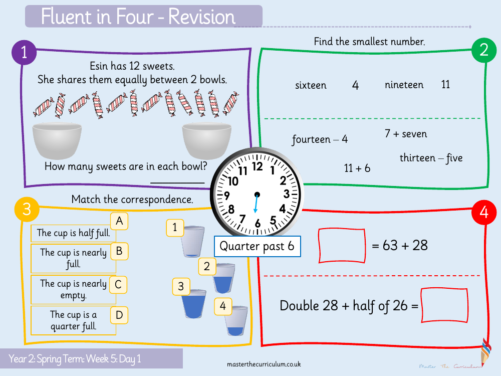 Statistics - Make tally charts - Starter