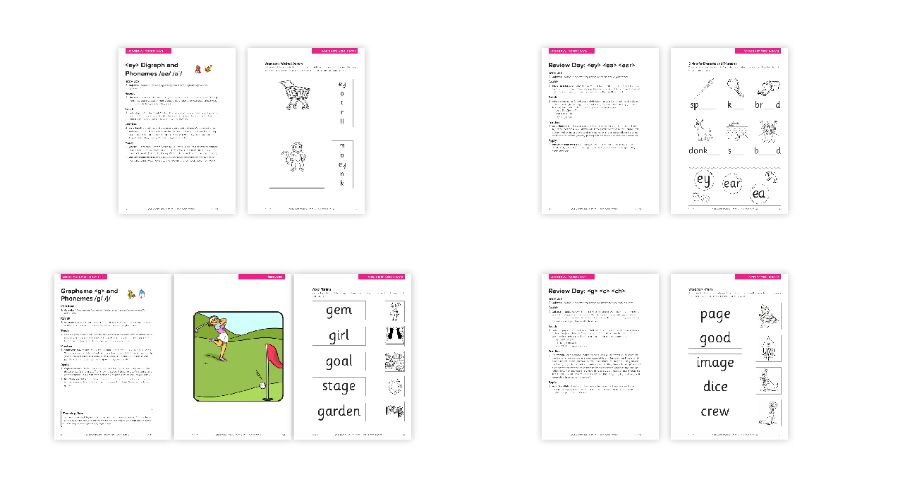 All Aboard Phonics Phase 5 unit 10 (week 10)