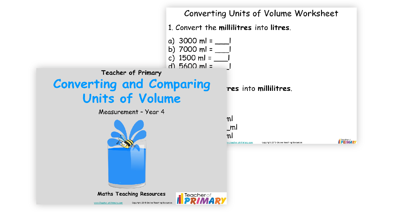 Converting and Comparing Units of Volume