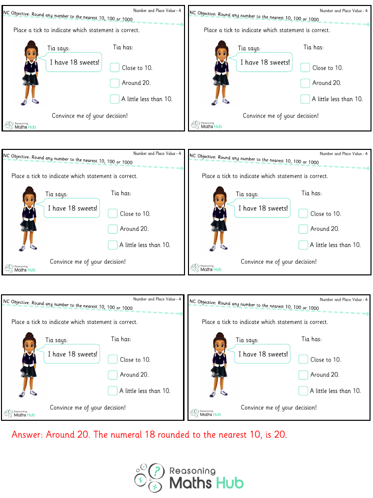 Round Any Number to the Nearest 10, 100 or 1000 9 - Reasoning