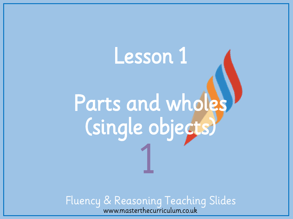 Addition and subtraction within 10 - Parts and wholes single objects - Presentation