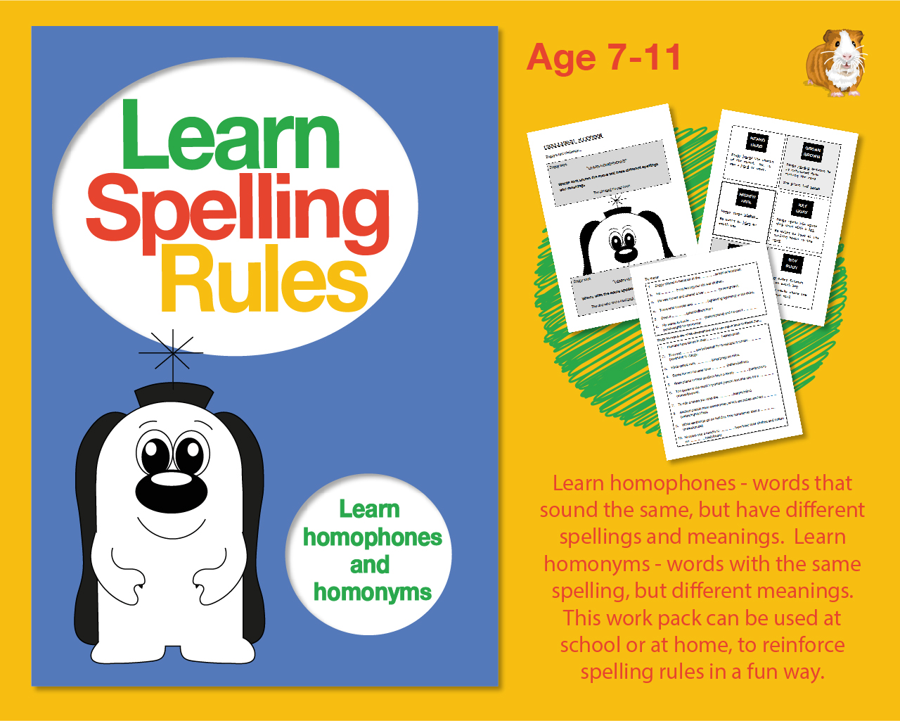 Learn Spelling Rules: Learn Homophones And Homonyms (7-11 years) - Teacher Notes