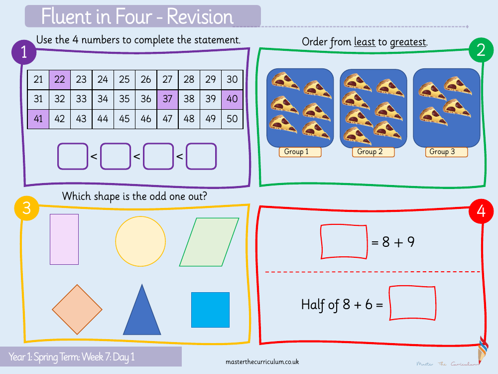 Place Value within 50 - Count in 2s - Starter