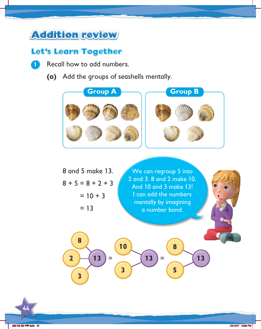 Max Maths, Year 2, Learn together, Addition review (1)